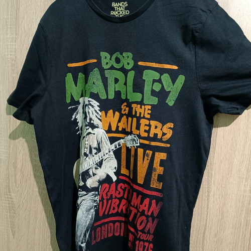 Bob Marley T-shirt size S like new, black