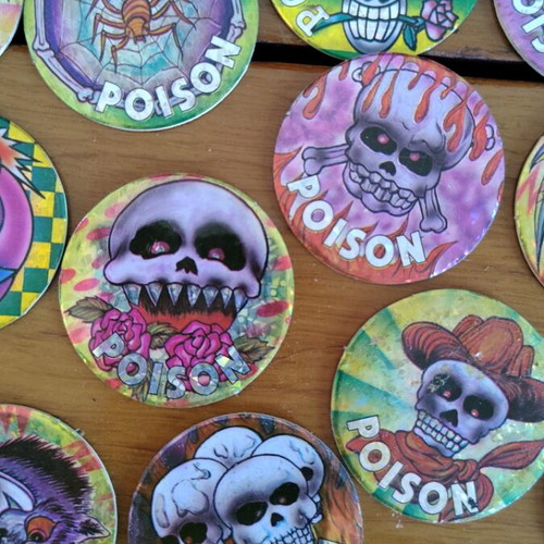 Poison tags slightly used, pack of 20
