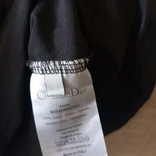 Dior t-shirt size S like new, black