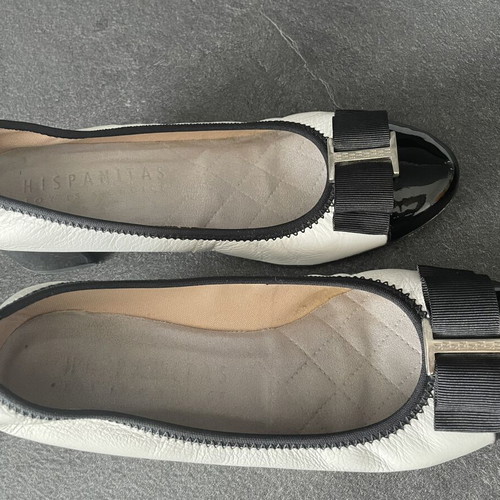 Hispanitas shoes like new, black and white, size 37