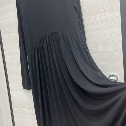 Zara women's dress new, black, size L polyester