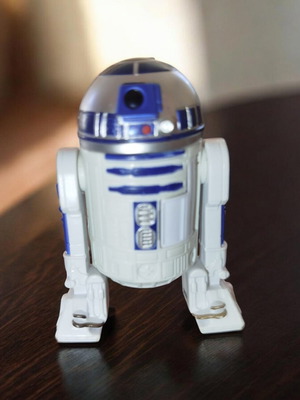 Star Wars R2-D2 figure robot used, Lucas Film Applause 1996, 3" vintage