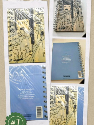 Small A6 notebook Tintin & Milou «The Blue Lotus» new