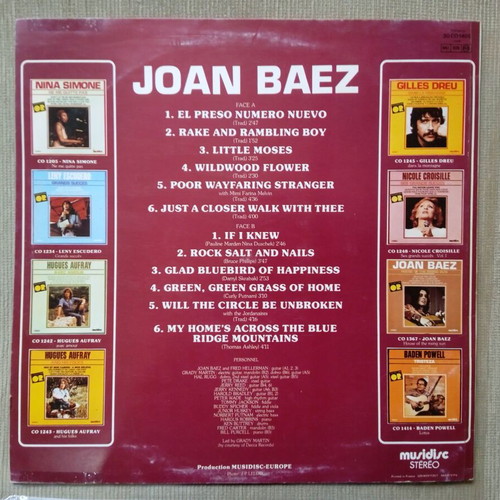 Joan Baez If I Knew vinyl like new, folk