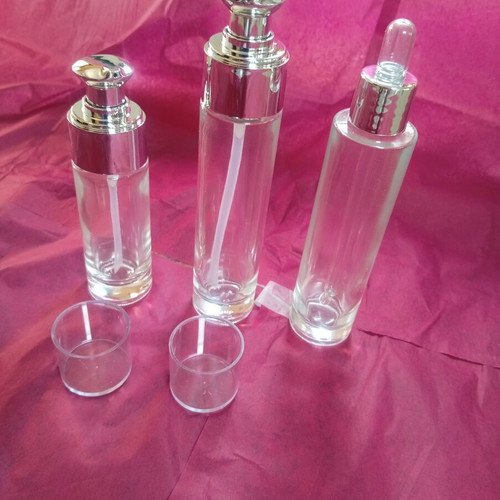 Glass cosmetic containers new