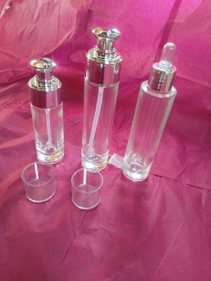 Glass cosmetic containers new