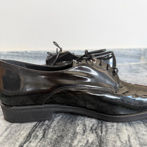 Fratelli Petridi patent leather oxford shoes new size 39 black
