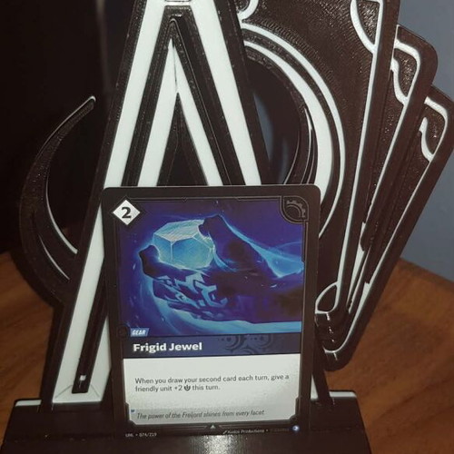 Frigid Jewel Foil card like new, Riftbound Unleashed
