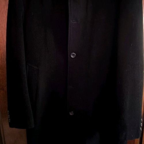 Men's black coat size medium like new