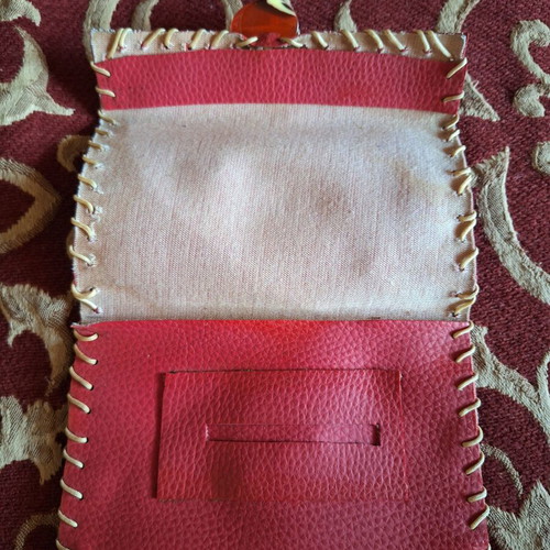 Leather tobacco pouch