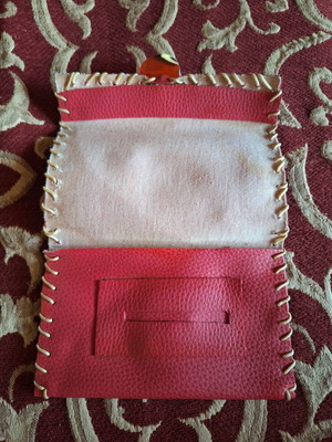 Leather tobacco pouch