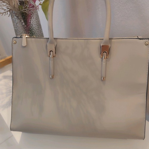 Handbag like new, gray