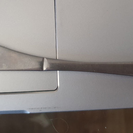 Collectible airline company spoons and knife used
