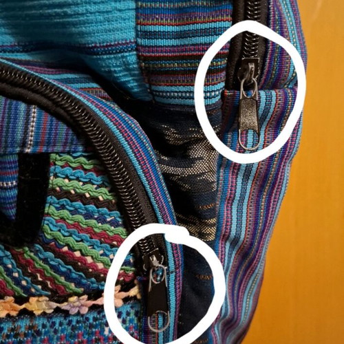 Boho backpack like new, colorful