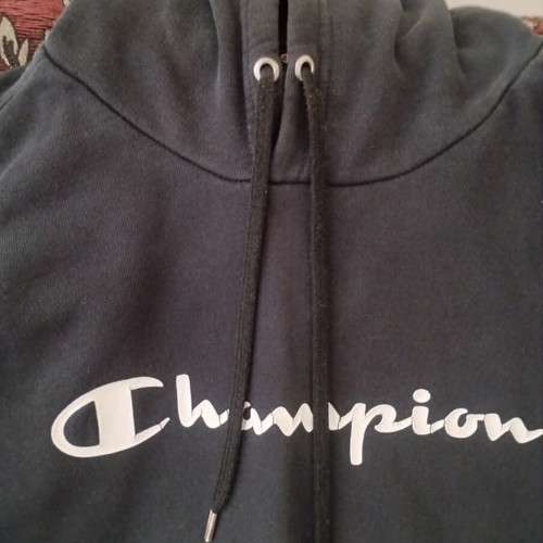 Champion black sweatshirt used, size L