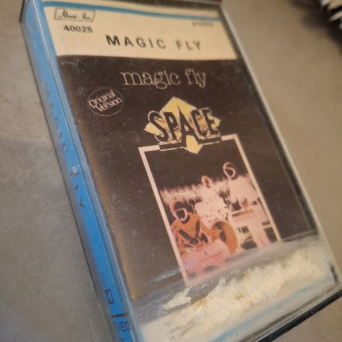 Space Magic Fly cassette tape used, electronic genre, 1977 vintage