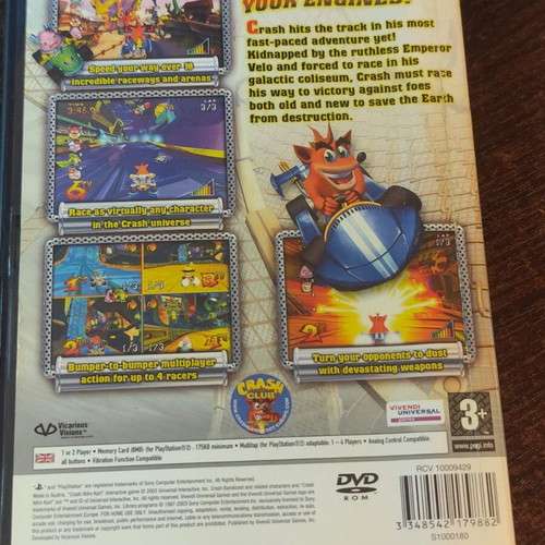 Crash Nitro Kart PS2 game