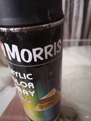 Acrylic spray used