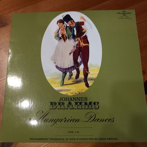 Johannes Brahms Hungarian Dances vinyl record like new, classical music