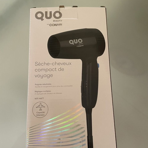 Quo Beauty by Conair Travel Hair Dryer new