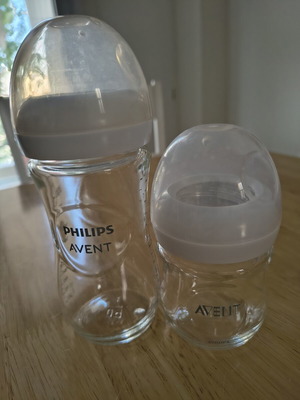 Μπιμπερό Phillips Avent μεταχειρισμένα, 4 μεγάλα 240ml και 4 μικρά 120ml