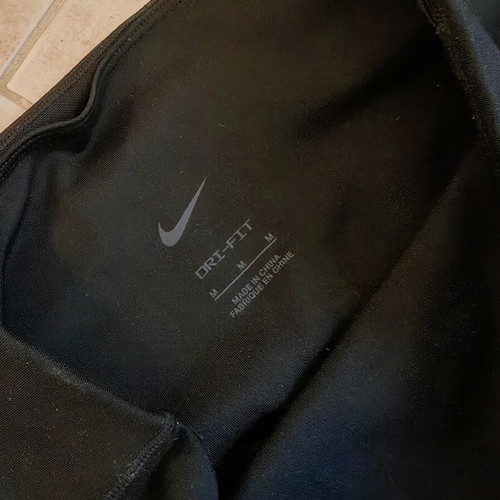 Nike black sports leggings, high waist, elastic fabric