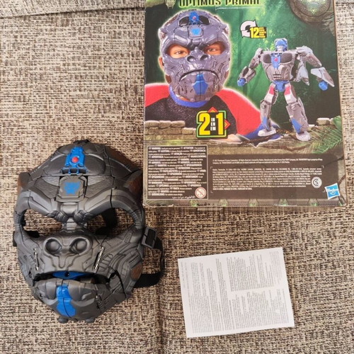 Hasbro Transformers Optimus Primal 2-in-1 mask like new