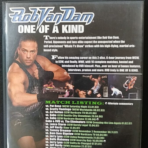 Rob Van Dam One of a Kind 2-Disc DVD Like New
