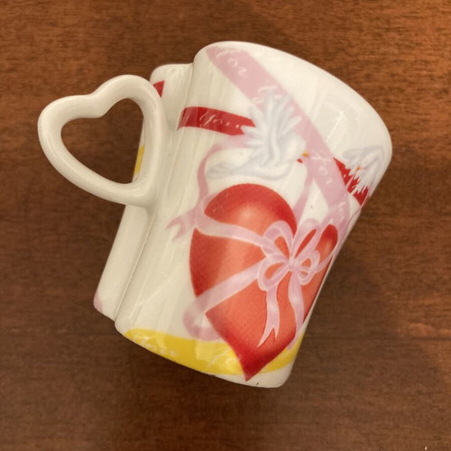 Espiel Collection Heart-Shaped Valentine Coffee Cup