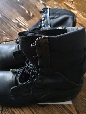 Belleville boots used, black size 45 with front steel toe