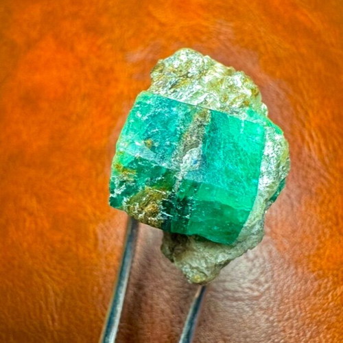 Emerald raw and rare museum-quality natural specimen
