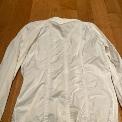 White jacket used size M with stains on sleeves