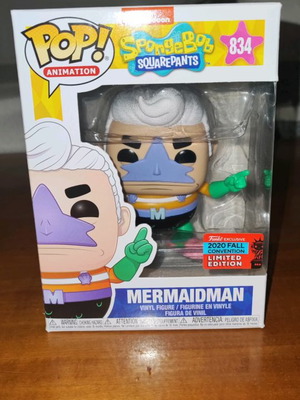 Funko Pop SpongeBob Squarepants Mermaidman #834 μεταχειρισμένο