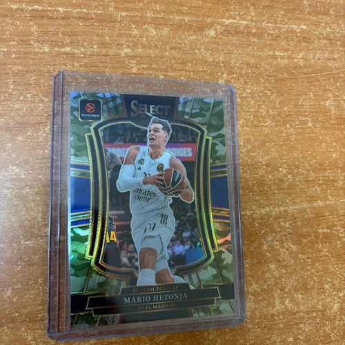 2025-26 Panini Select Euroleague Rudy Fernandez Premier Level Green Camo card new