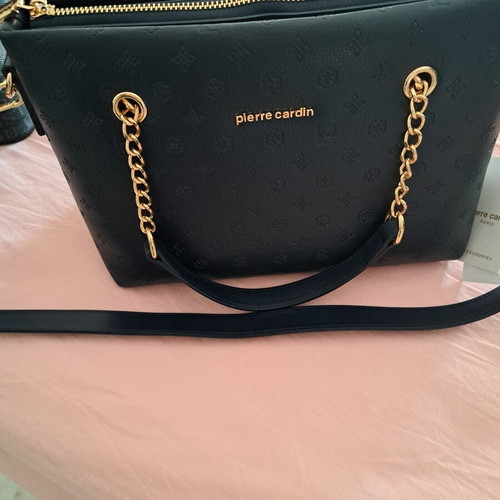 Pierre Cardin shoulder bag, blue, new