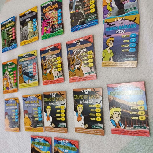 Scooby Doo cards like new, Asia category