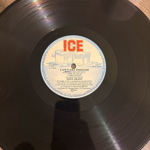 Can't Get Enough vinyl record used, electronic music, 1981 edition