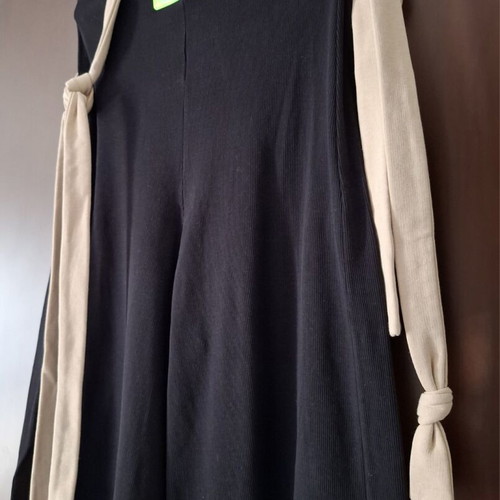 Minimo jumpsuit for girl 5 years old, used, black cotton