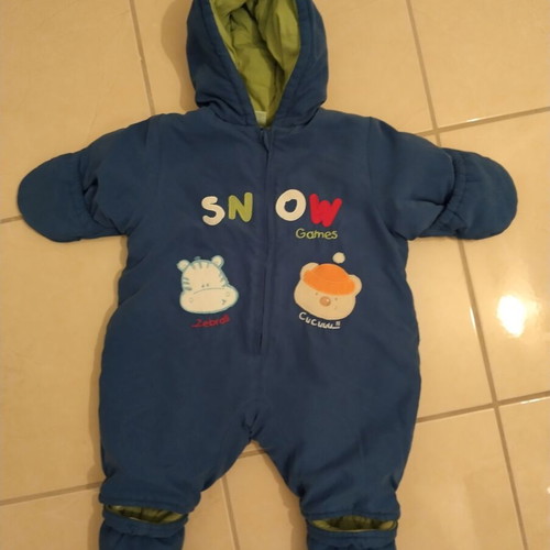 Winter baby jumpsuit Prenatal like new, light blue