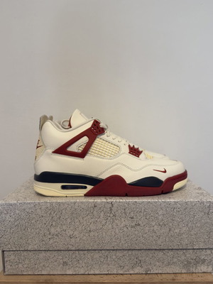 Nike Air Jordan 4 Brick After Brick x Nigel Sylvester sneakers new, size 43, white red