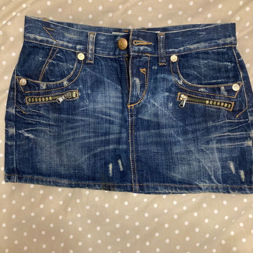 Take Two denim mini skirt like new, blue, size 27