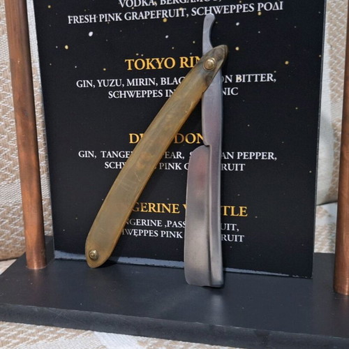 Straight razor φαλτσετα frameback John Engstrom Eskilstuna used