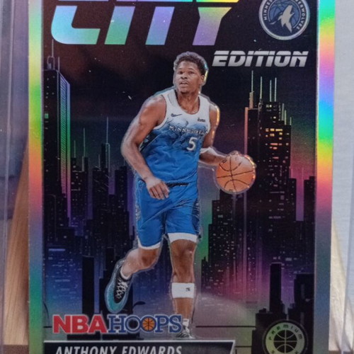 Panini Card Anthony Edwards #4 NBA Hoops 2023 - 2024 new