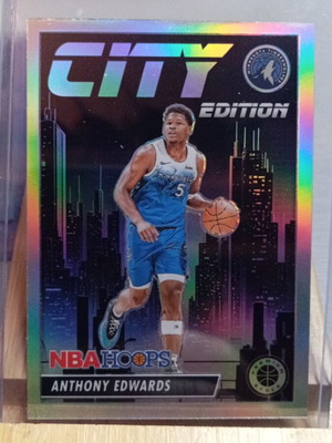 Panini Card Anthony Edwards #4 NBA Hoops 2023 - 2024 new
