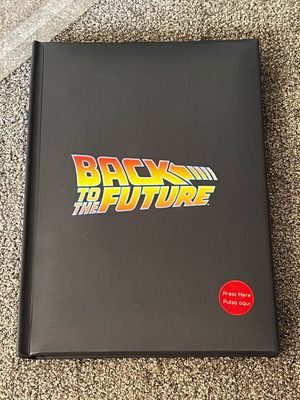 Back to the Future notebook new with light-up logo