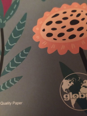 Τετράδιο σπιράλ Globus floral 3 θεμάτων, 180 φύλλων B5