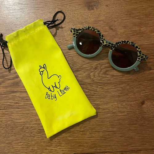 Babyllama kids sunglasses like new, multicolor, ages 2-5