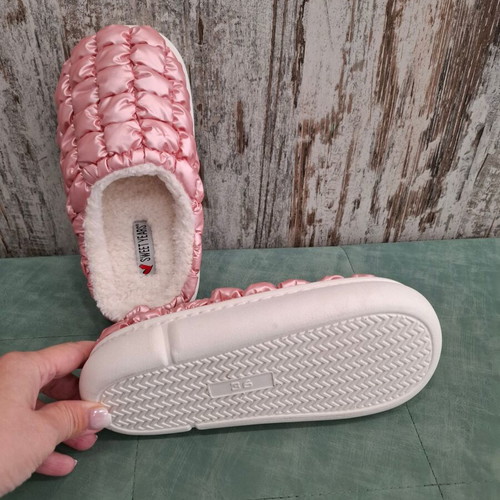 Sweet Years winter slippers pink capitone new