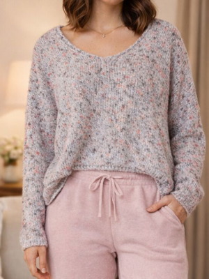Sweater like new, multicolor, size M