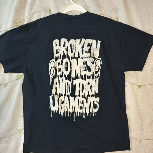 Sacrificial Slaughter band T-shirt XL, Fruit of the Loom heavy cotton, signed